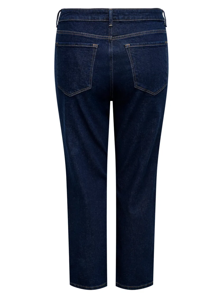 CAREMILY Høj talje Straight fit Ankellængde Jeans Dame Jeans|Jeans