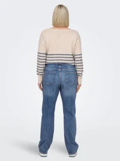 New CAREVERLY Mellemhøj talje Bootcut fit Jeans Dame Jeans|Jeans