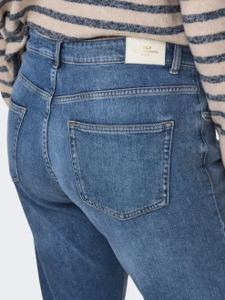 New CAREVERLY Mellemhøj talje Bootcut fit Jeans Dame Jeans|Jeans