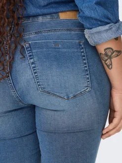 Online CARFOREVER Høj talje Skinny fit Jeans Dame Jeans|Jeans