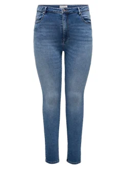 Online CARFOREVER Høj talje Skinny fit Jeans Dame Jeans|Jeans