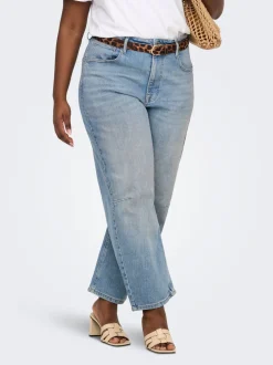Clearance CARFRANKIE Høj talje Barrel fit Ankellængde Jeans Dame Jeans|Jeans
