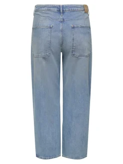 Clearance CARFRANKIE Høj talje Barrel fit Ankellængde Jeans Dame Jeans|Jeans