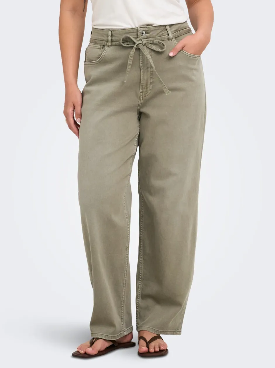 New CARGIANNA Mellemhøj talje Straight fit Jeans Dame Jeans|Jeans