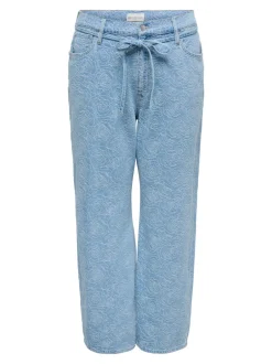Discount CARGIANNA Mellemhøj talje Straight fit Jeans Dame Jeans|Jeans