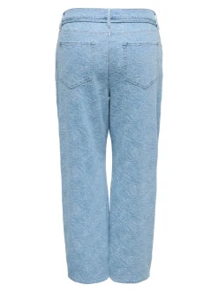 Discount CARGIANNA Mellemhøj talje Straight fit Jeans Dame Jeans|Jeans
