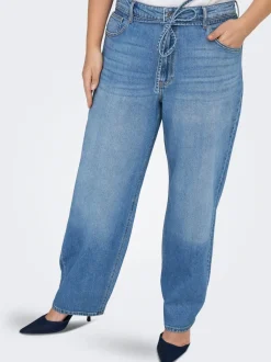 Outlet CARGIANNA Mellemhøj talje Balloon fit Jeans Dame Jeans|Jeans