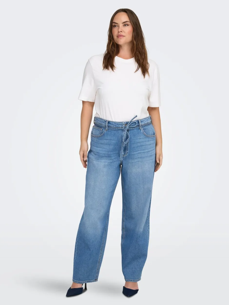 Outlet CARGIANNA Mellemhøj talje Balloon fit Jeans Dame Jeans|Jeans