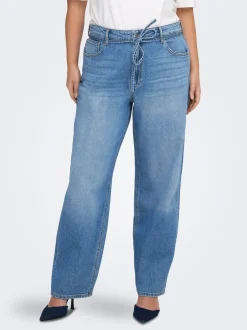 Outlet CARGIANNA Mellemhøj talje Balloon fit Jeans Dame Jeans|Jeans