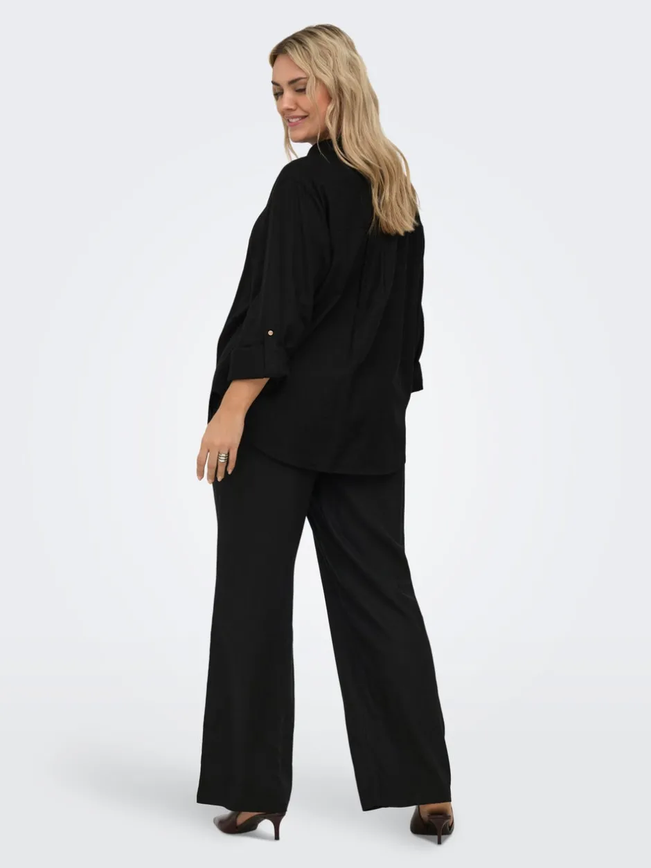 New CARGOA Hør Skjorte Dame Skjorter