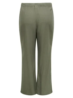 Discount CARGOA Straight fit Hør Bukser Dame Bukser