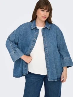 CARGRACE Denim-skjorte Dame Double Denim|Skjorter