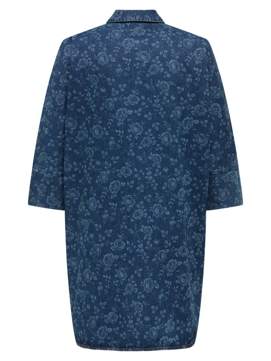 Clearance CARGRACE Kort kjole Dame Kjoler|Double Denim