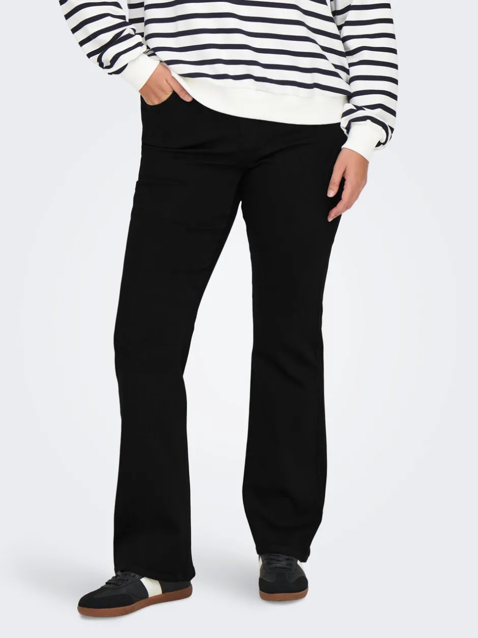 New CARHELLA Mellemhøj talje Retro flared fit Jeans Dame Jeans|Jeans