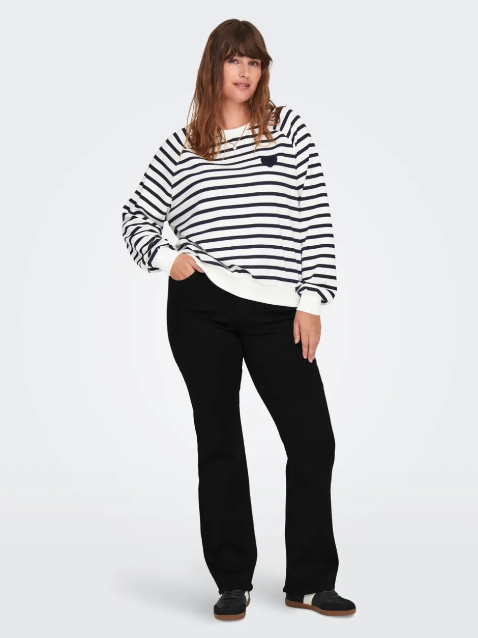New CARHELLA Mellemhøj talje Retro flared fit Jeans Dame Jeans|Jeans