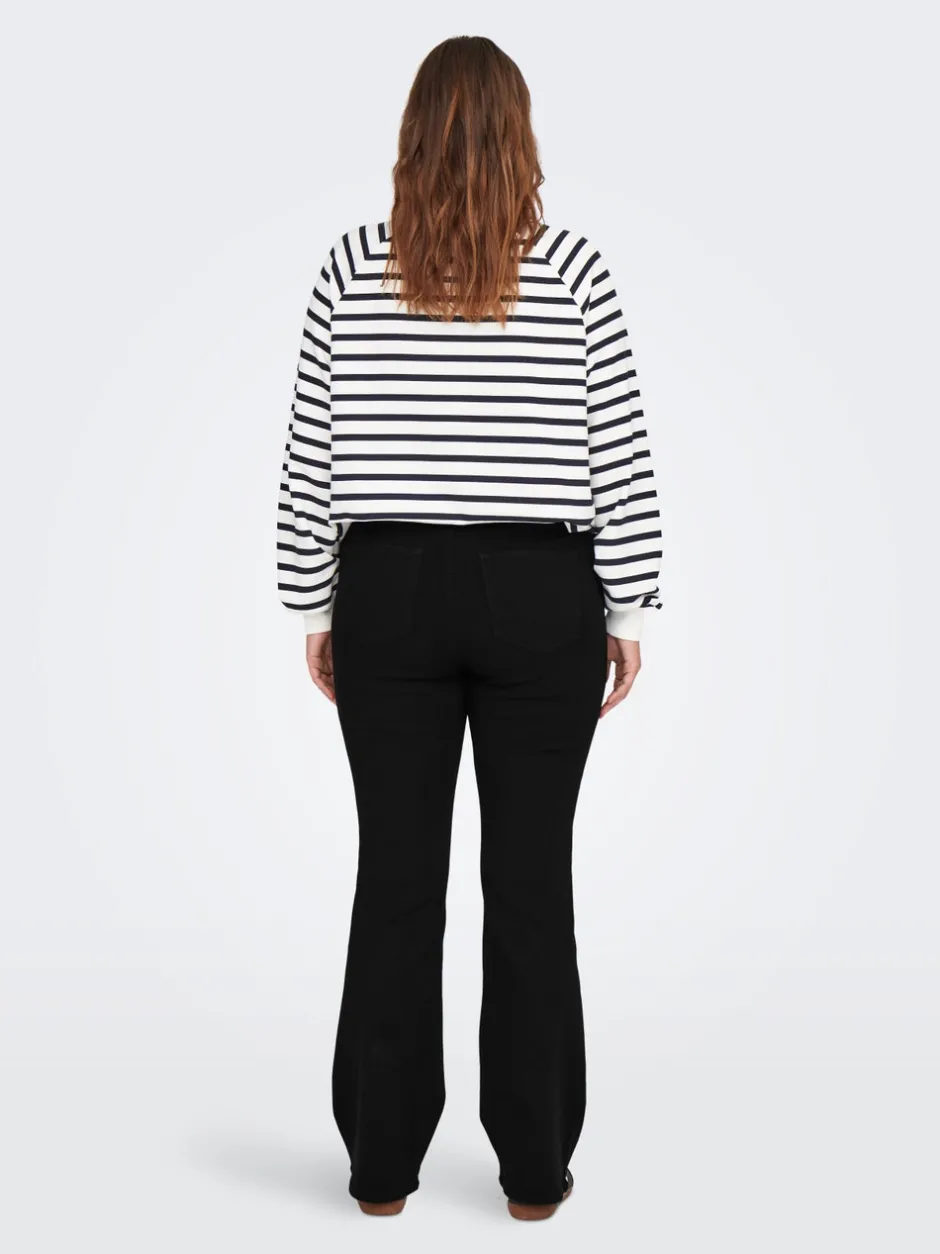 New CARHELLA Mellemhøj talje Retro flared fit Jeans Dame Jeans|Jeans
