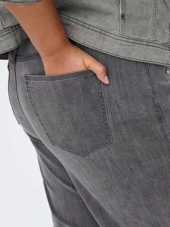 Discount CARHOPE Høj talje Wide leg fit Jeans Dame Jeans|Jeans