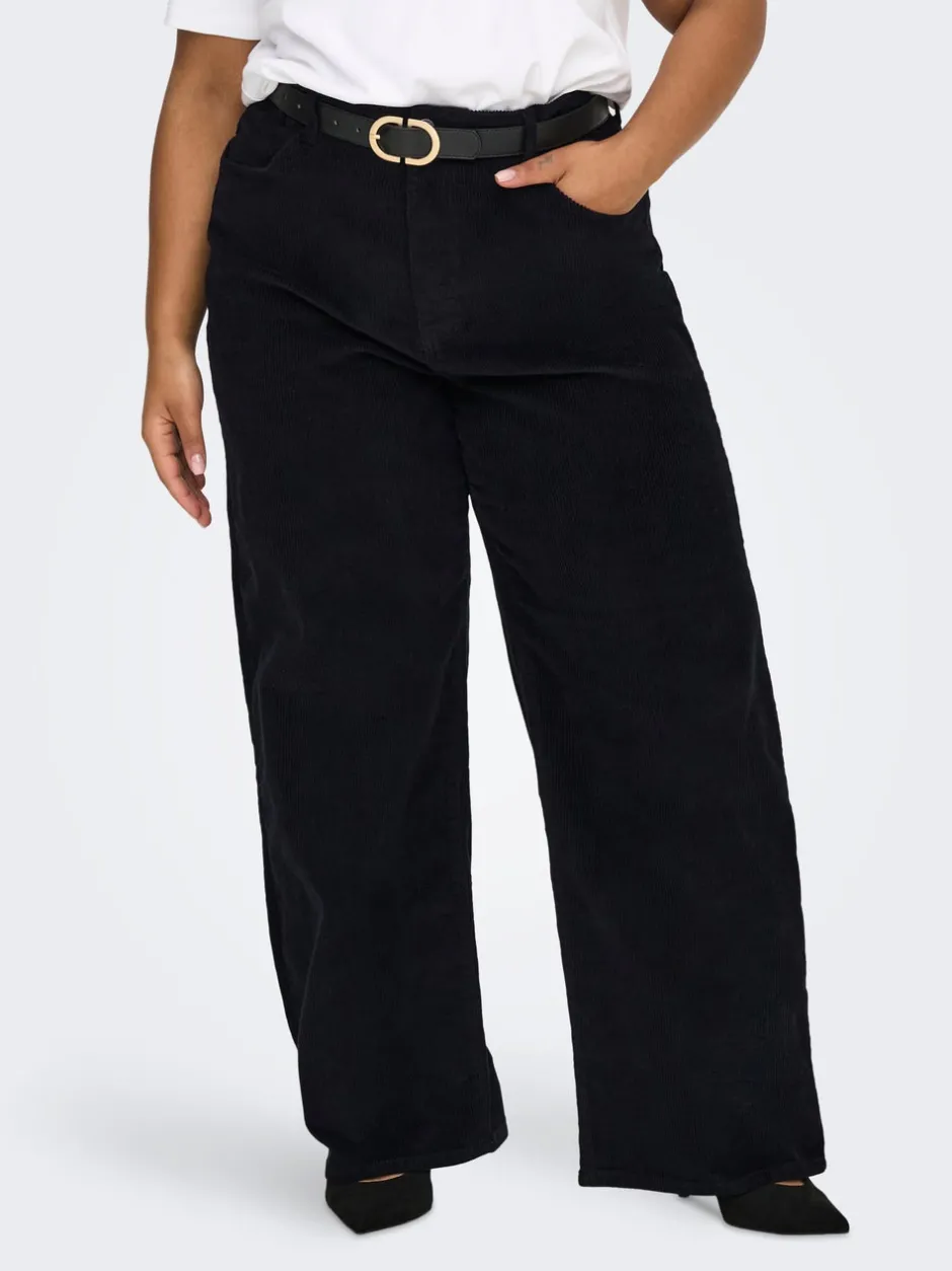 Discount CARHOPE Wide leg fit Bukser i wide fit Dame Bukser