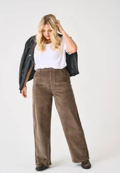 Hot CARHOPE Wide leg fit Bukser i wide fit Dame Bukser