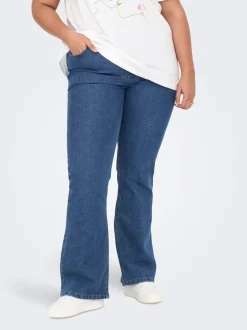 Outlet CARHUSH Mellemhøj talje Flared fit Jeans Dame Jeans|Jeans