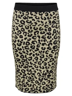 Best CARIBI Striknederdel Midinederdel Dame Nederdele