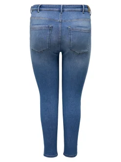 Outlet CARICONIC Høj talje Skinny fit Ankellængde Jeans Dame Jeans|Jeans