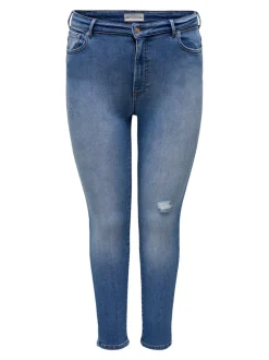 Outlet CARICONIC Høj talje Skinny fit Ankellængde Jeans Dame Jeans|Jeans