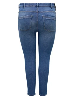 Sale CARICONIC Høj talje Skinny fit Ankellængde Jeans Dame Jeans|Jeans