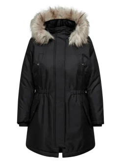 New CARIRENA Lang parka Dame Jakker Og Frakker