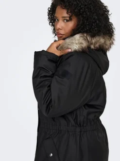 New CARIRENA Lang parka Dame Jakker Og Frakker