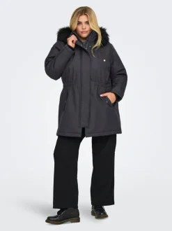 Discount CARIRENA Lang parka Dame Jakker Og Frakker