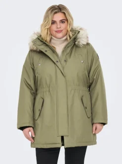 Discount CARIRENA Lang parka Dame Jakker Og Frakker