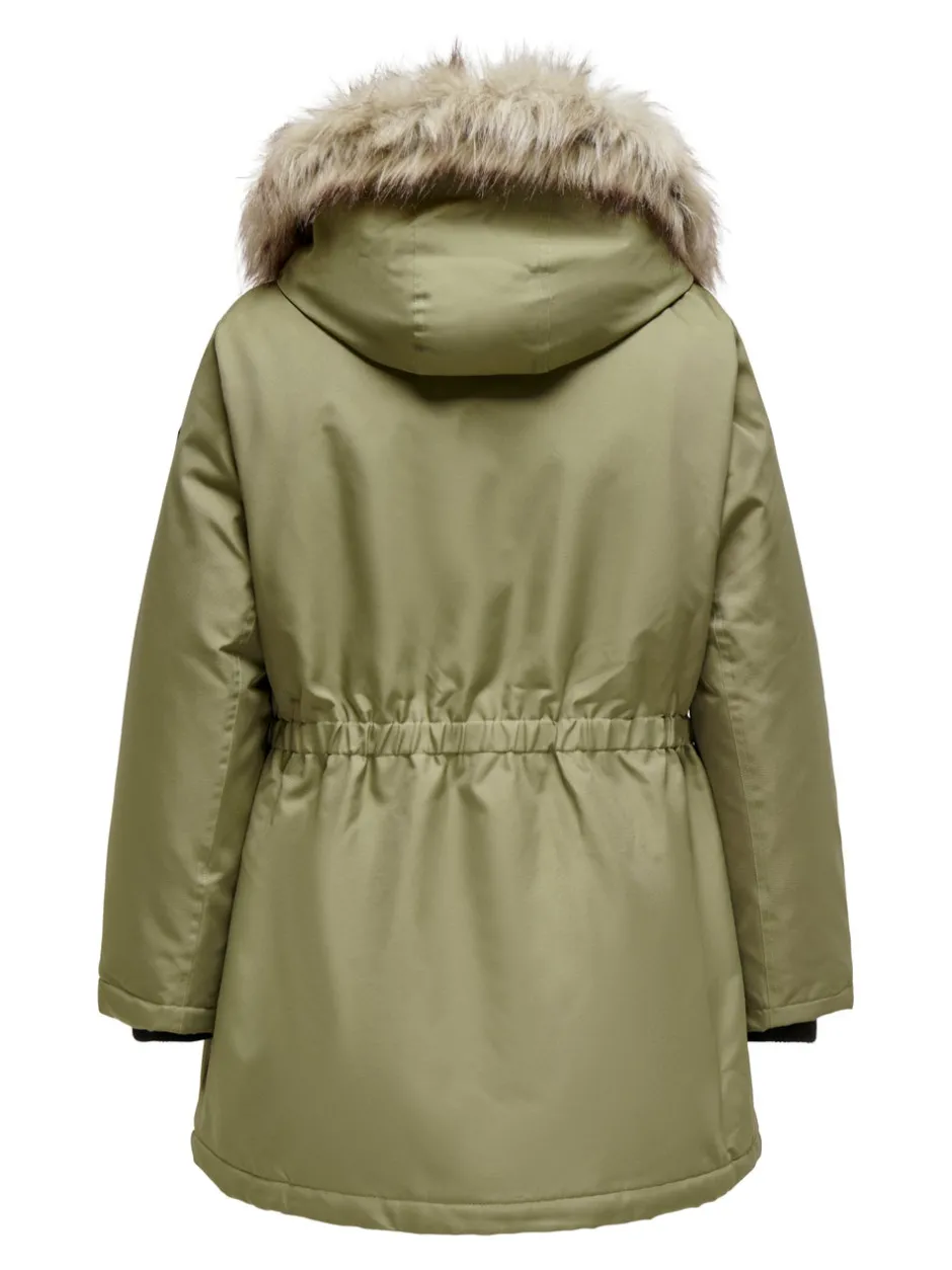 Discount CARIRENA Lang parka Dame Jakker Og Frakker