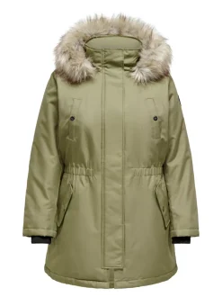 Discount CARIRENA Lang parka Dame Jakker Og Frakker