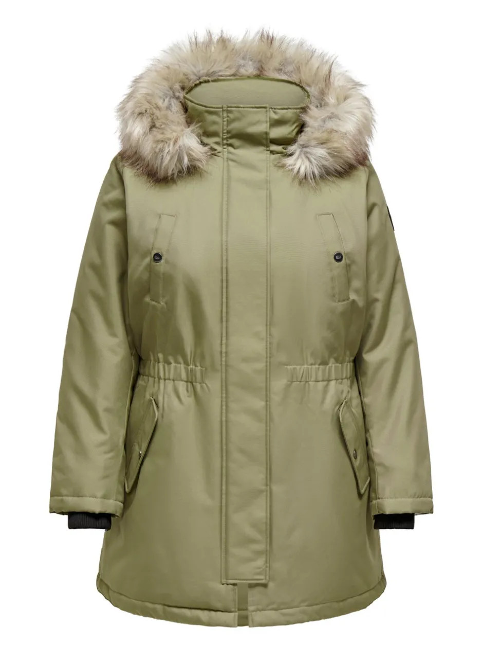Discount CARIRENA Lang parka Dame Jakker Og Frakker