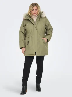 Discount CARIRENA Lang parka Dame Jakker Og Frakker