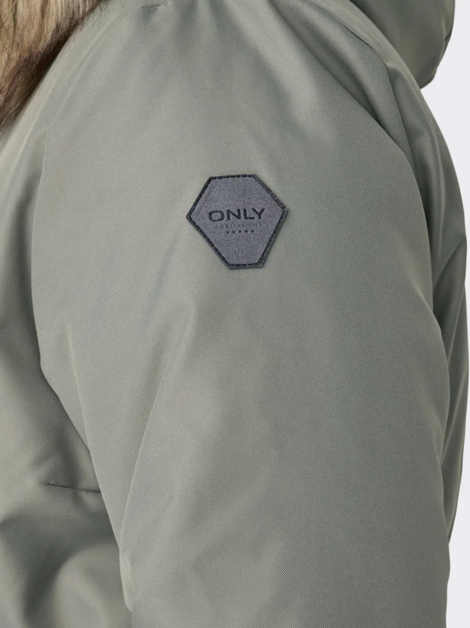 Outlet CARIRENA Lang parka Dame Jakker Og Frakker