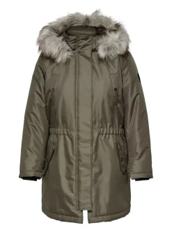 Outlet CARIRENA Lang parka Dame Jakker Og Frakker