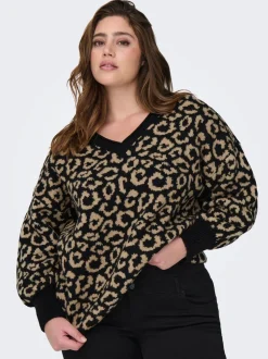 Hot CARJADE Striktrøje Dame Strik & Cardigans