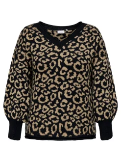 Hot CARJADE Striktrøje Dame Strik & Cardigans