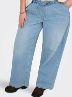 Discount CARJAY Høj talje Wide leg fit Jeans Dame Jeans|Jeans