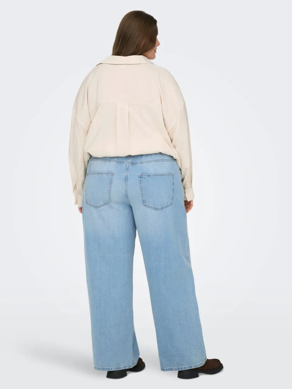 Discount CARJAY Høj talje Wide leg fit Jeans Dame Jeans|Jeans