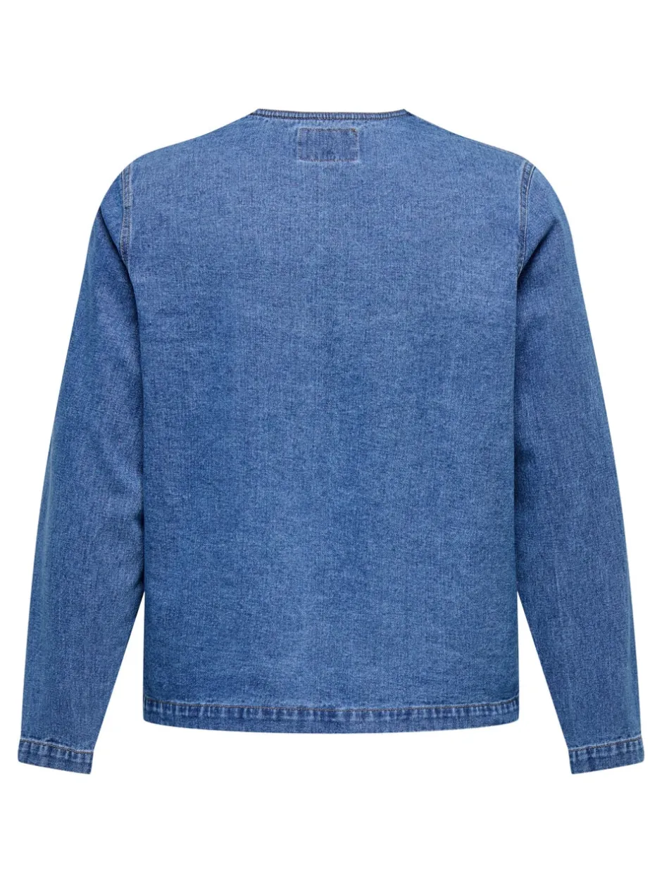 Best CARJENNA Denimjakke Dame Jakker Og Frakker|Double Denim
