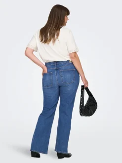 Discount CARJUICY Høj talje Flared fit Jeans Dame Jeans|Jeans