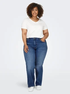 Outlet CARJUICY Høj talje Wide leg fit Jeans Dame Jeans|Jeans