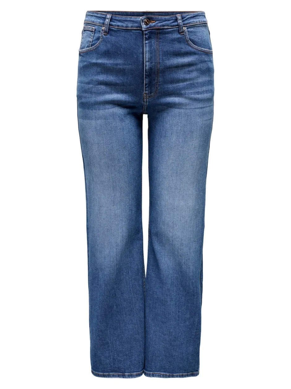Outlet CARJUICY Høj talje Wide leg fit Jeans Dame Jeans|Jeans