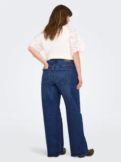 Best CARJUICY Høj talje Wide leg fit Jeans Dame Jeans|Jeans
