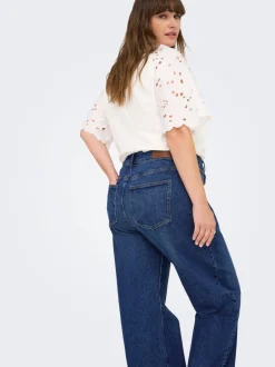 Best CARJUICY Høj talje Wide leg fit Jeans Dame Jeans|Jeans