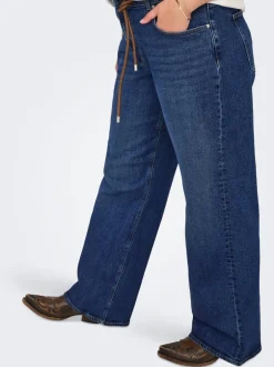 Best CARJUICY Høj talje Wide leg fit Jeans Dame Jeans|Jeans