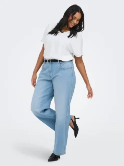 Discount CARJUICY Høj talje Wide leg fit Jeans Dame Jeans|Jeans
